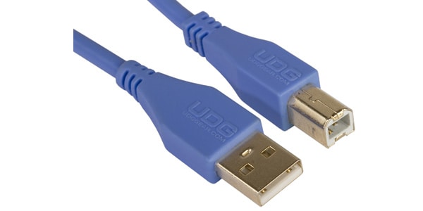 UDG ( ユーディージー )  / U95001LB USB2.0ケーブル Type A-B 1.0m ブルー画像2