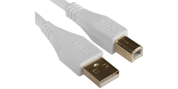 UDG / U95001WH USB2.0ケーブル Type A-B 1.0m ホワイト画像2