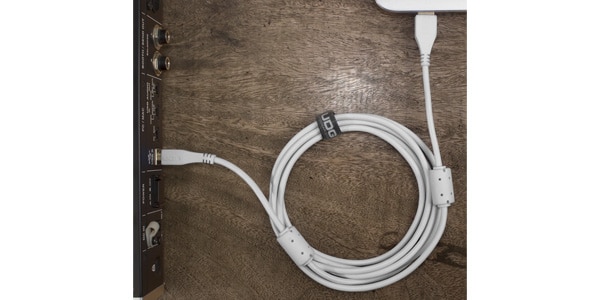UDG / U95001WH USB2.0ケーブル Type A-B 1.0m ホワイト画像5