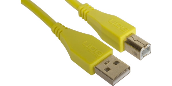 UDG ( ユーディージー )  / U95001YL USB2.0ケーブル Type A-B 1.0m イエロー画像2