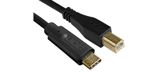 UDG / U96001BL USBケーブル Type-Cオス - USB2.0 Standard-Bオス画像2