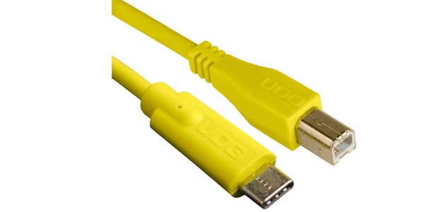 UDG / U96001YL USBケーブル Type-Cオス - USB2.0 Standard-Bオス画像2
