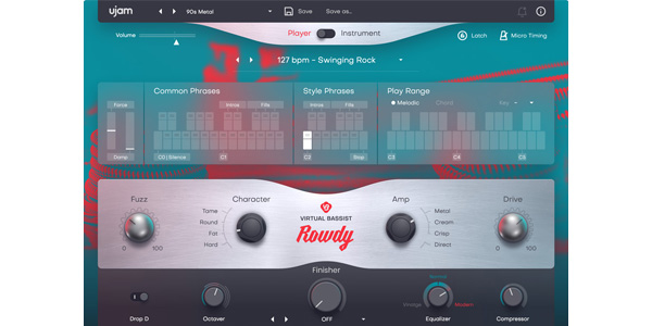 UJAM / Virtual Bassist Rowdy画像2