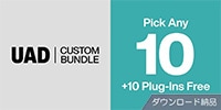 UNIVERSAL AUDIO / UAD Custom 10 Plus ダウンロード納品