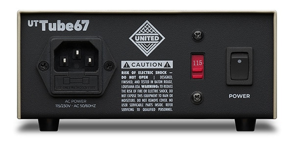 United Studio Technologies ( ユナイテッドスタジオテクノロジーズ )  / UT Tube67 TONEFLAKE Custom MK1画像3