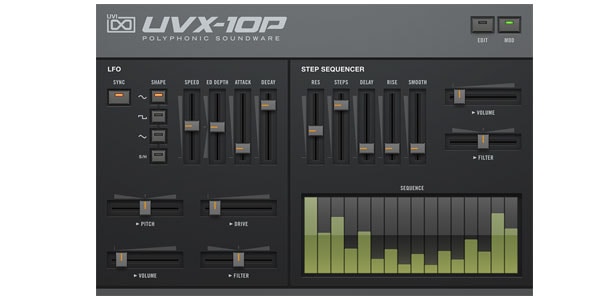 UVI ( ユーブイアイ )  / UVX-10P ソフトウェア音源（シンセサイザー）画像3