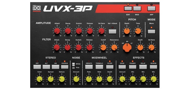 UVI ( ユーブイアイ )  / UVX-3P ソフトウェア音源（シンセサイザー）画像2