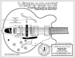 VIBRAMATE / V7-335 Mounting Kit for Epiphone画像5