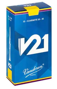 Vandoren / B♭クラリネットリード V21 硬さ:3-1/2 (10枚入り)