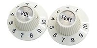 VINTAGE CLONE PARTS The Clone 1965 JM Knob Set (2)