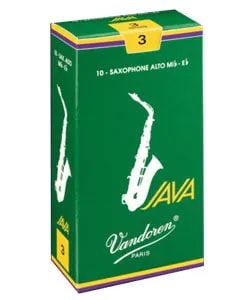 Vandoren アルトサックスリード JAVA Green アンファイルド 2-1/2