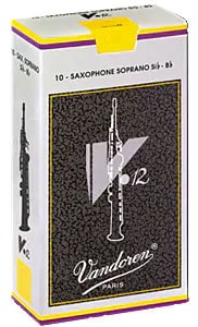 Vandoren / ソプラノサクソフォンリード V.12 硬さ:2-1/2 (10枚入り)