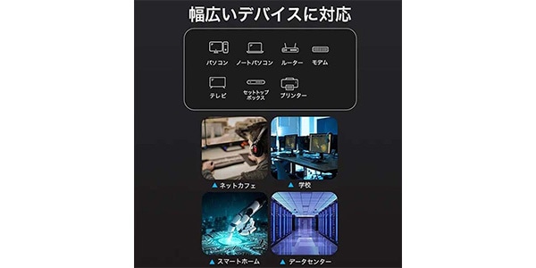 VENTION ( ベンション )  / IK-0255 Cat.8 SFTP LANケーブル 20M ブラック画像10