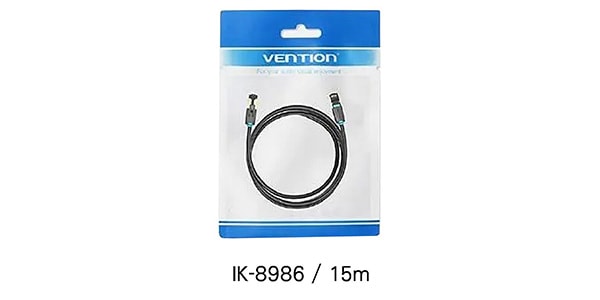 VENTION / IK-8986 Cat.8 SSTP LANケーブル 15M ブラック