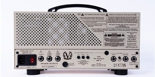 Victory Amps ( ビクトリーアンプ )  / Duchess V40MKII Lunchbox Head画像3
