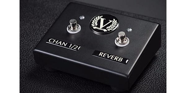 Victory Amps ( ビクトリーアンプ )  / Custom V45 Dual Footswitch - Channel 1/2+Reverb Satin Black