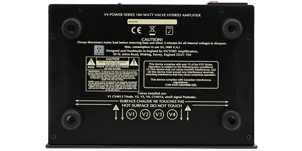 Victory Amps ( ビクトリーアンプ ) / V4 Jack Power Amp TN-HP画像7