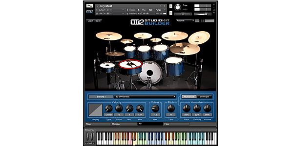 VIR2 / STUDIO KIT BUILDER　ソフトウェア・アコースティックドラム音源 画像3