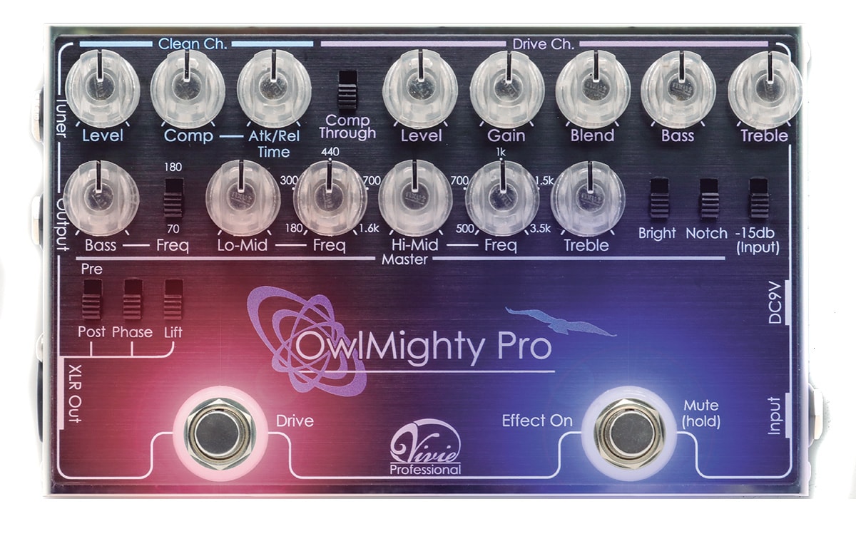 OwlMighty Pro ベース用プリアンプ