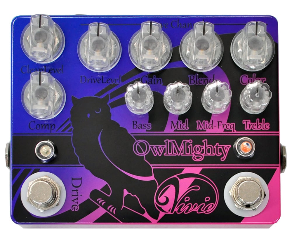 Vivie OwlMighty ベース用プリアンプ エフェクター