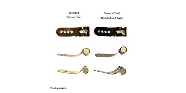 Viva La Musica ( ビバ・ラ・ムジカ )  / 肩当て Diamond Twist Light バイオリン用 4/4画像2