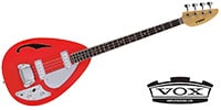 VOX VBW-3000 RR RACING RED TEARDROP BASS　エレキベース