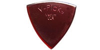 V-PICKS MPULRR Medium Pointed Ultra Lite Ruby Red