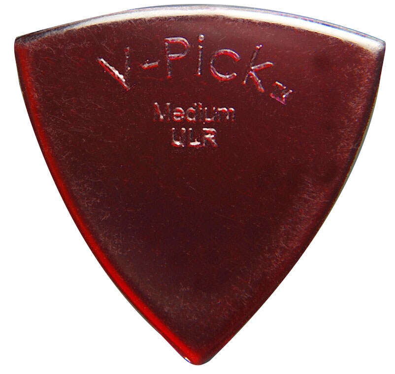 V-PICKS/MPULRR Medium Pointed Ultra Lite Ruby Red