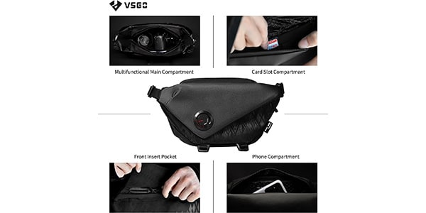 VSGO / V-BP05 Black Snipe Camera Body Bag 3L画像2
