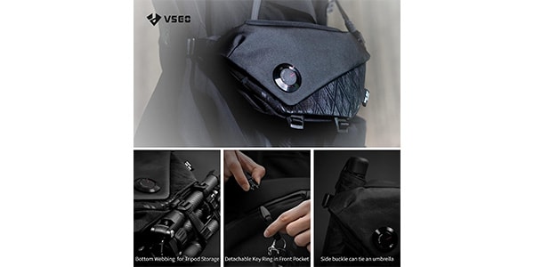 VSGO / V-BP05 Black Snipe Camera Body Bag 3L画像3