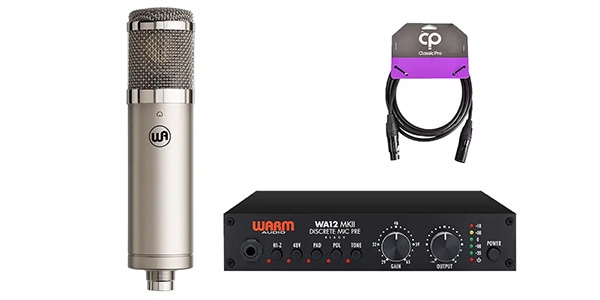 WARM AUDIO / 【高音質バンドル】WA-47jr SE Nickel + WA12 MKII Black セット