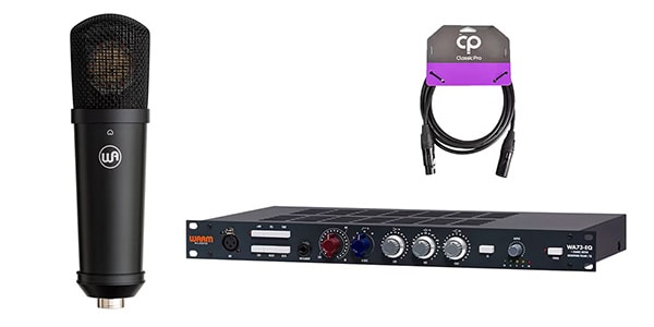 WARM AUDIO / 【高音質バンドル】WA-87jr SE Black + WA73-EQ セット