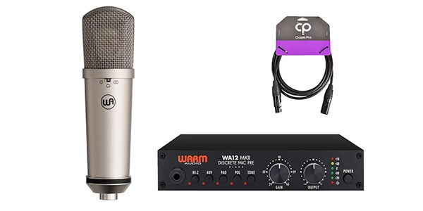 WARM AUDIO / 【高音質バンドル】WA-87jr SE Nickel + WA12 MKII Black セット