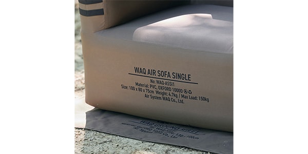 WAQ / AIR SOFA single ground sheet COYOTE画像2