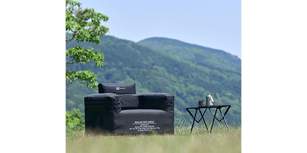 WAQ / AIR SOFA single BLACK