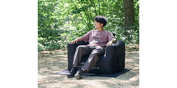 WAQ / AIR SOFA single BLACK画像4