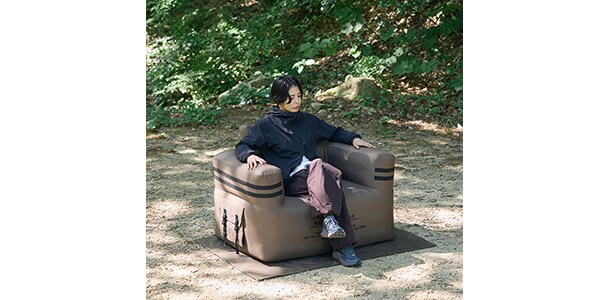 WAQ / AIR SOFA single COYOTE画像3