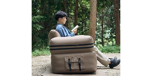 WAQ / AIR SOFA single COYOTE画像7