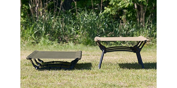 WAQ / 2WAY フォールディングコット ベージュグレー 600D画像4