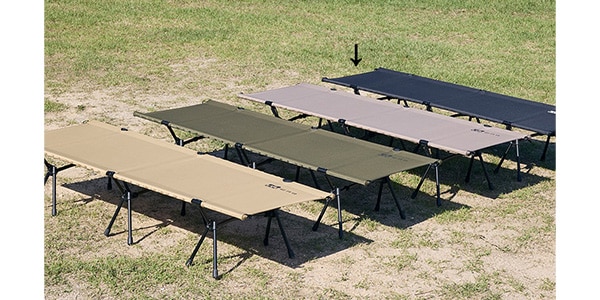 WAQ / 2WAY フォールディングコット ブラック 600D