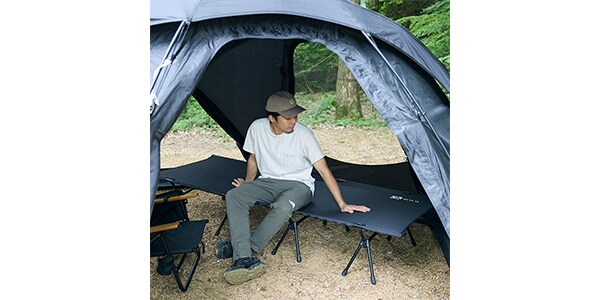 WAQ / 2wayワイドコット ベージュグレー 600D画像8