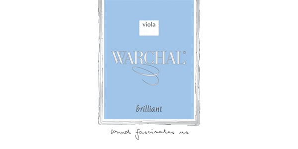 WARCHAL / BRILLIANT Viola Strings, A, Large hydronarium Ball End