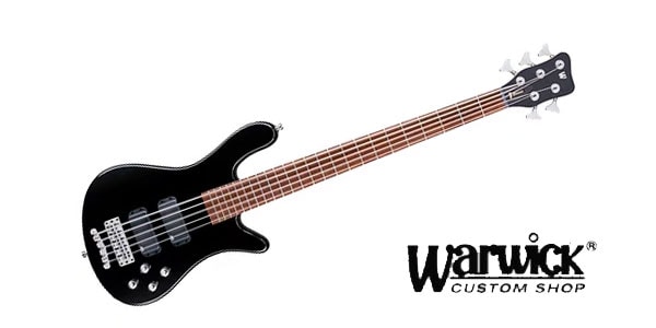 WARWICK/Streamer STD 5st Solid Black High Polish