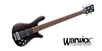 WARWICK Streamer STD 5st Nirvana Black Transparent