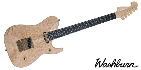 ヌーノ・ベッテンコート/ニューギター：WASHBURN / NELEDLX-D-U Natural Matte