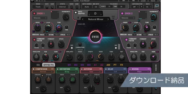 WAVES ( ウェーブス )  / OVox Vocal ReSynthesis ダウンロード納品