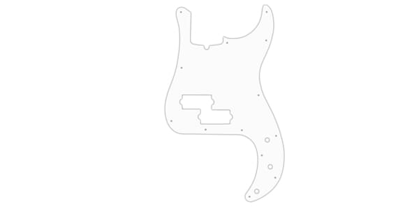 WD Music Products / PBA-402 American Standard Precision Bass White