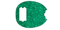 WD Music Products / STGB-5328GR Pickguard For StingRay Classic Green Pearl