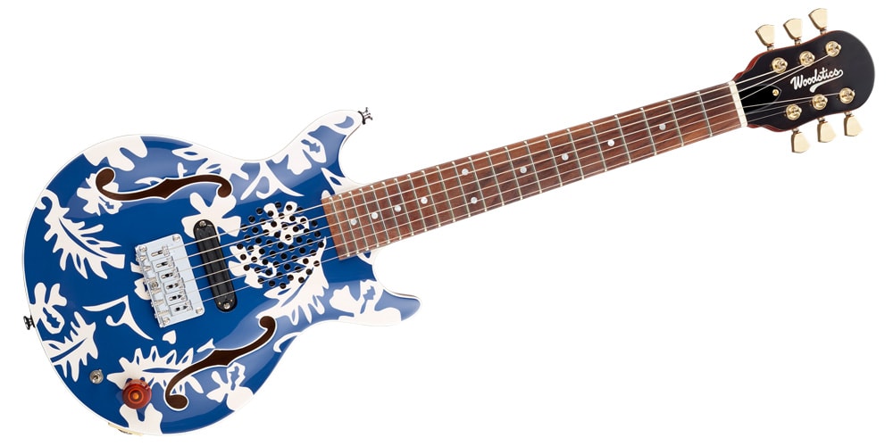 /WS-MINI ALOHA　Blue & White Aloha