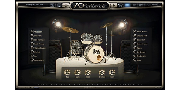 XLN AUDIO / Addictive Drums 2 : Black Oyster
